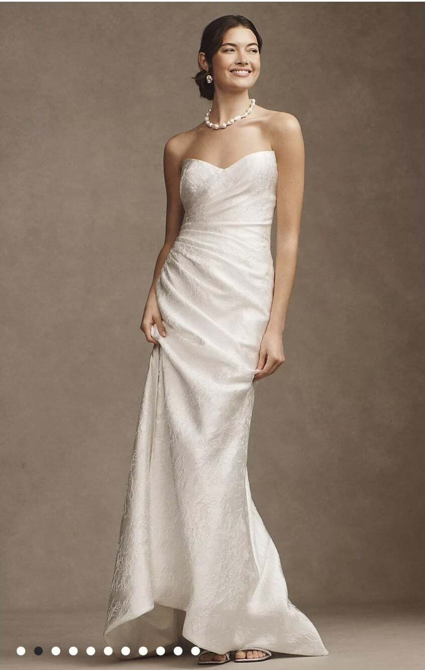 anthropologie wedding dress size 6
